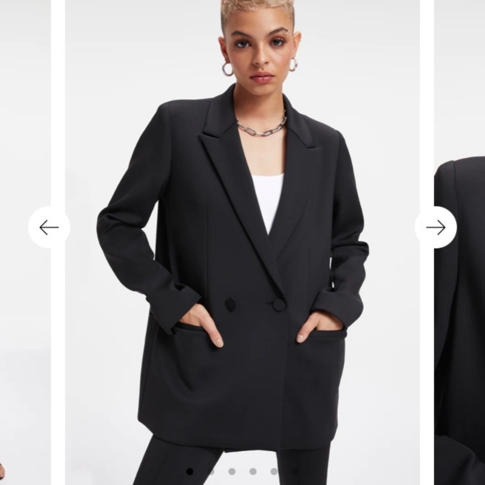 Good American Scuba blazer 2.0 black 0 XS